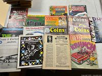 Full layout of magazines, comics, bodybuilding program and aviation journal