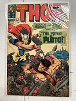 Front cover of The Mighty Thor #128 in protective bag