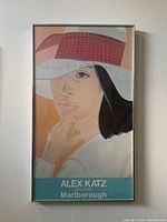 Framed poster front view showing full image and text