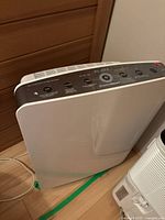 Front view showing unit body and control panel