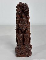 Full front view of the statue on white background