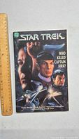 Front cover of the Star Trek comic book showing title, artwork, and authors.