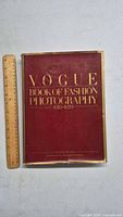 Front cover of the Vogue Book of Fashion Photography 1919-1979 showing title, author, and introduction details.