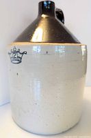 Front view showing crown "2" mark and glazed shoulder