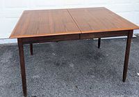 Full view of table top with leaves retracted