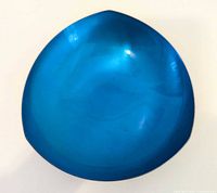 Top view showing blue enamel interior surface