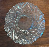 Top view showing entire textured glass plate