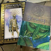 Front covers of both graphic novels