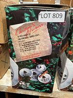 Box showing set name and contents list