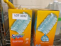 Front view of two Swiffer Dusters boxes showing branding and quantity