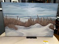 Front view of entire painting on canvas