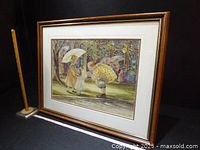 Framed Trish Robinson limited edition print showing full artwork, mat, and frame