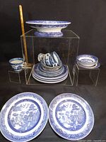 Group shot showing all pieces on risers