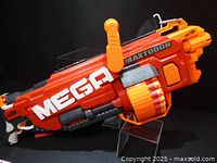 Left side view of Nerf Mega Mastodon blaster