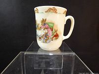 Mug front showing Bunnykins illustration and rim detail