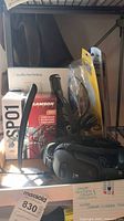 Full lot shows Audio-Technica microphone, Samson SP01 shock mount box, wired headphones, wired headset, and cables.