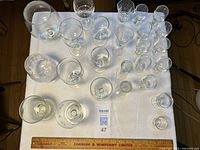 Top-down view of entire assortment showing counts and variety