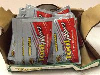 Box containing multiple packs of Wood Ease Premium Tool Wipes Super Degreaser