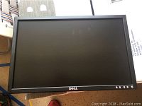 Front view of Dell 20-inch E207WFP computer monitor