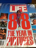 Life magazine 1988 special issue titled '88 The Year in Pictures' featuring a woman in roller skates on the cover.