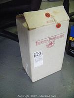 Outer cardboard shipping box labeled 'Jessica' showing signs of storage wear and yellowing.