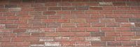 Photo of a brick wall showing typical installed clay bricks.