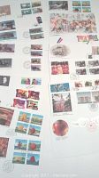 Several sheets of 1994 Canadian first day covers featuring colorful stamps and postal cancellations.