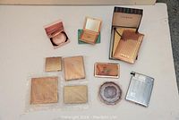 Overview of all items on white background