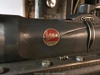 Close-up of Atlas emblem on milling head