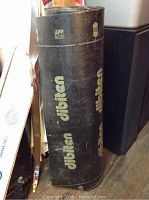 Full view of the Dibiten branded roll of roofing underlayment in black with markings and branding visible.