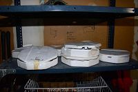 Boxes containing the 5 Royal Doulton collector plates unopened or wrapped for protection