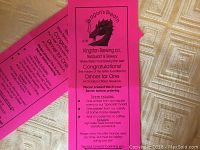 Two pink gift certificates from Kingston Brewing Co., each valid for Dinner for One including entrée, dessert, and tea or coffee.