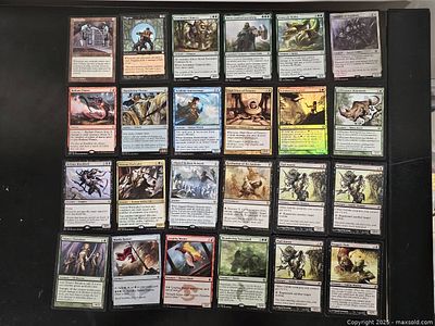 25 Magic: The Gathering trading cards Maxsold