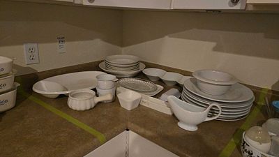 Vintage white ceramic dinnerware and serveware collection | Maxsold