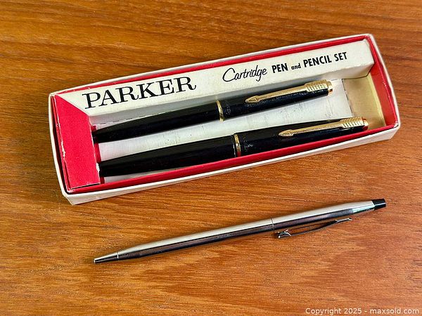 Vintage Parker fountain pen and pencil set | Maxsold