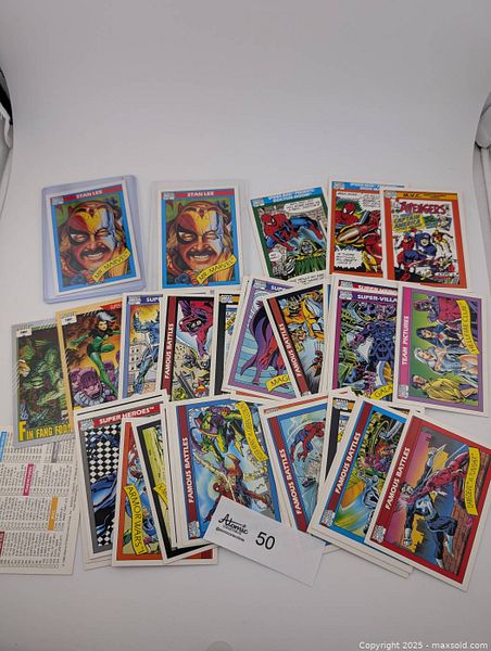 1991 Marvel Trading Cards Collection | Maxsold
