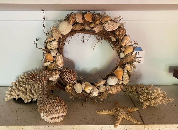 Shell decor pieces | Maxsold
