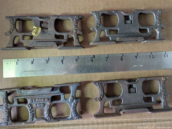 Four Champion cast iron jointer raker gauges | Maxsold