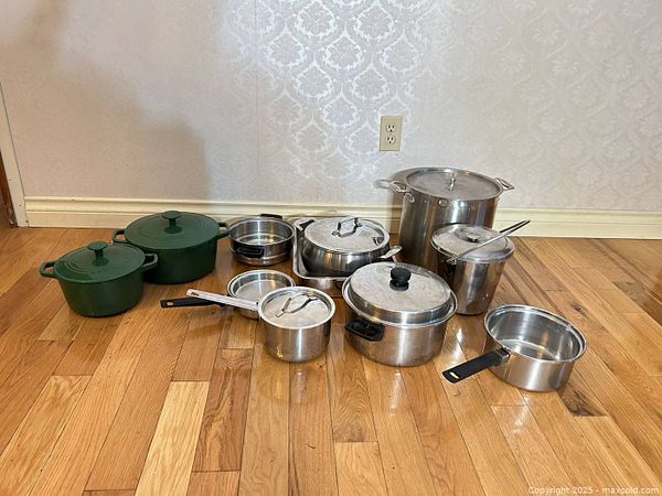 Enameled Cast Iron And Stainless Cookware | Maxsold