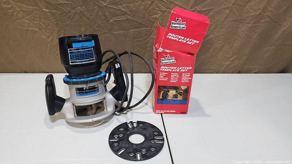 Craftsman router & letter template set | Maxsold