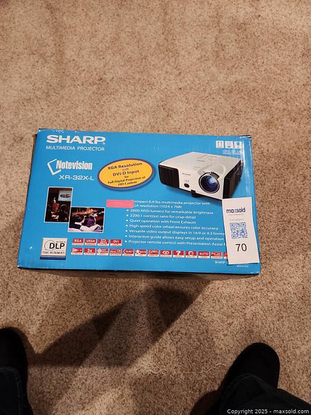 Sharp Notevision XR-32X-L Projector | Maxsold
