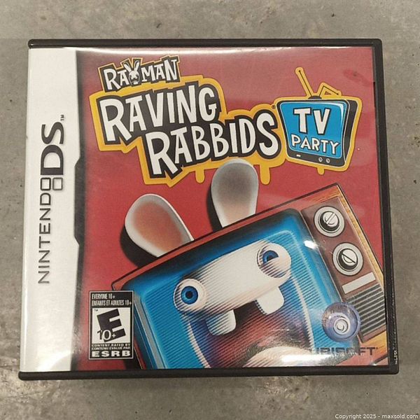 Raymond Ravin's Rabbits Rayman Raving Rabbids TV Party Nintendo DS game | Maxsold