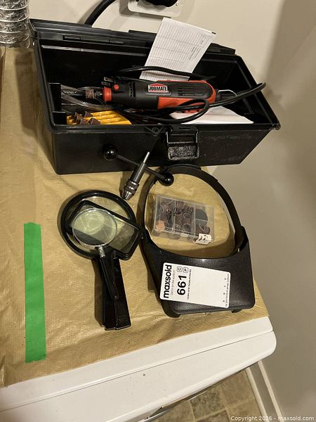 Jobmate corded rotary tool kit | Maxsold