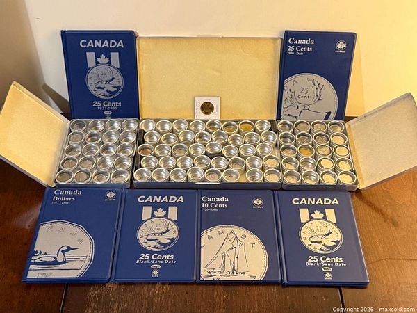 Canadian Commemorative Quarters, Dollars & Toonies Lot | Maxsold