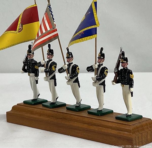 Martin Ritchie Model Vintage Martin Ritchie Color Guard Toy Soldiers | Maxsold
