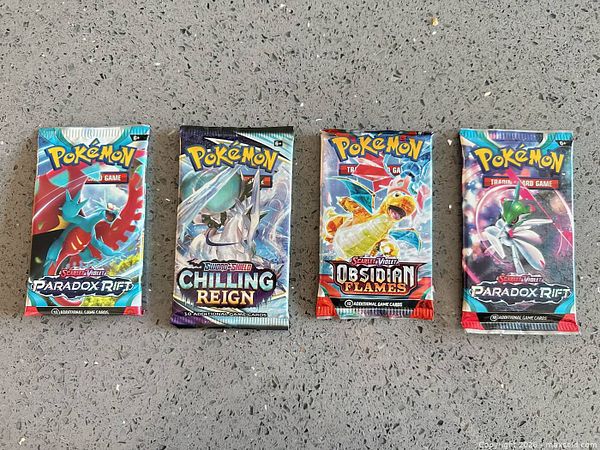 Swsh Packs Pokemon Scarlet & Violet and SWSH sealed booster pack lot | Maxsold