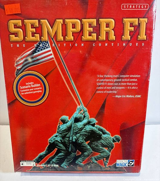 Semper Fi strategy computer game, sealed | Maxsold