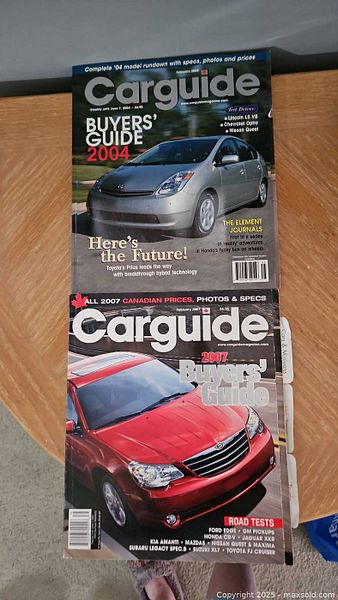 Carguide Buyer’s Guide Magazines 2004-2009 | Maxsold