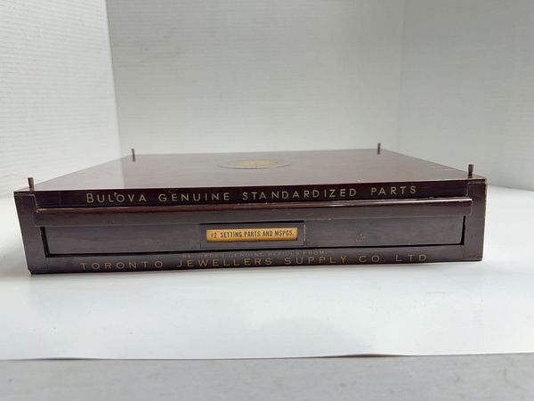 Bulova parts supply box | Maxsold
