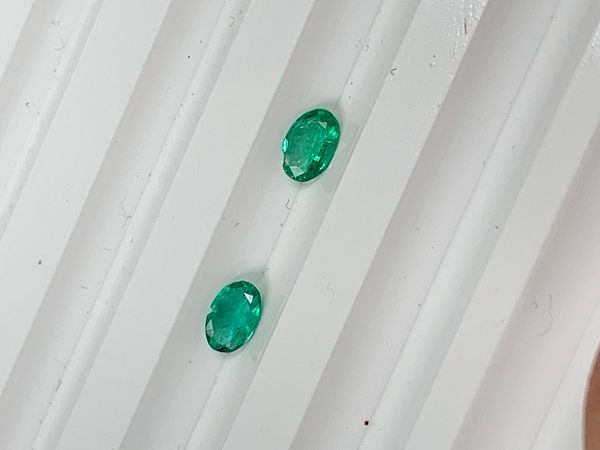 0.60ctw Natural Colombian Emerald Pair | Maxsold